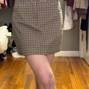 Plaid skirt